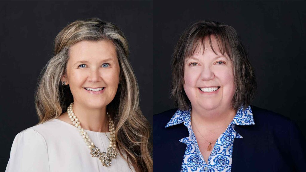 professional photos of two women looking at the camera