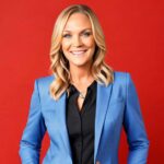 Professional photo of young woman in a business suit